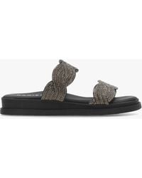 Daniel - Larkle Diamante Swirl Flat Mules - Lyst