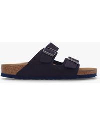 Birkenstock - Vegan Arizona Desert Dust Birko-Flor Two Bar Mules - Lyst