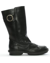fly calf length boots