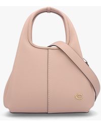 COACH - Lana 23 Cream Nude Leather Shoulder Bag - Lyst