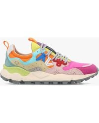 Flower Mountain - Yamano 3 Fuchsia Multi Suede Trainers - Lyst