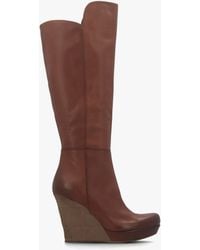 Daniel - Wisdom Knee High Wedge Boot - Lyst