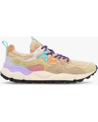 Flower Mountain - Yamano 3 Multi Teddy Suede Trainers - Lyst