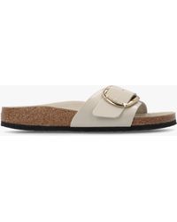 Birkenstock - Madrid Big Buckle High Shine Butter Leather Mules - Lyst