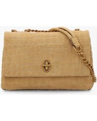 Marc Jacobs - The Suede Croc Slim Dual Convertible Sahara Shoulder Bag - Lyst
