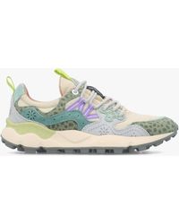 Flower Mountain - Yamano 3 Taupe Bottle Suede Trainers - Lyst