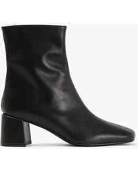 Daniel - Laney Black Leather Block Heel Ankle Boots - Lyst