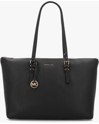 Michael Kors - Quinn Large Pebbled Leather Tote Bag - Lyst