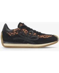 Daniel - Movie Leopard Suede & Leather Runner Trainers - Lyst