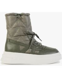 Ash - Indigo Leaf Puffy Quilted Trainer Boots - Lyst