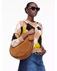 Marc Jacobs - The Suede Large Dual Copper Hobo Bag - Lyst