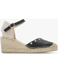 Daniel - Instud Studded Wedge Espadrilles - Lyst