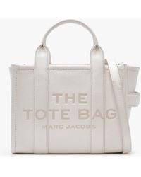 Marc Jacobs - The Leather Small Cotton Tote Bag - Lyst