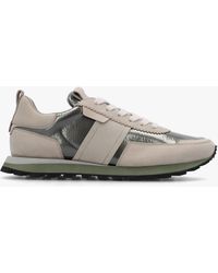 Daniel - Aimie Metallic Leather Runner Trainers - Lyst