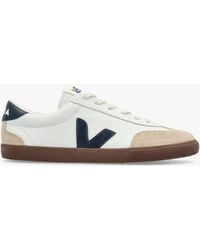 Veja - Volley O.T Leather Nautico Bark Trainers - Lyst