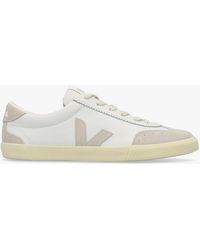 Veja - Volley O.T Leather Natural Trainers - Lyst