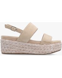 Daniel - Rosalie Raffia Flatform Sandals - Lyst
