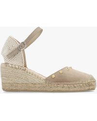 Daniel - Instud Studded Wedge Espadrilles - Lyst