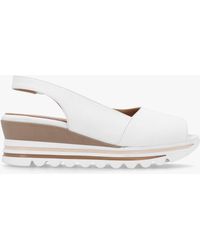 Daniel - Canna Peep Toe Wedge Sandals - Lyst