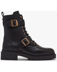 Barbour - B.intl Redgrave Classic Black Leather Ankle Boots - Lyst