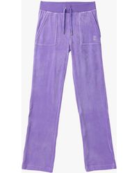 Juicy Couture - Juicy Del Ray Classic Pocket Lounge Pants , Fabric - Lyst