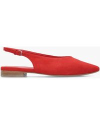 Radley - Chiltern Grove Flame Suede Flat Sling Backs - Lyst