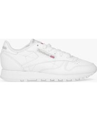 Reebok - Women's Classic White Leather Trainers - Lyst