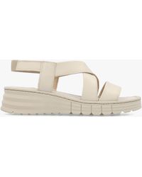 Daniel - Luana Cross Strap Sporty Low Wedge Sandals - Lyst