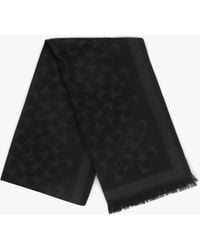 COACH - Bias Signature C Wool Mix Oblong Scarf - Lyst