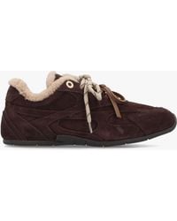Bronx - Myr-Aa Shearling Low Top Trainers - Lyst