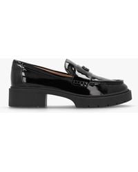 COACH - Leah Leather Chunky Loafers - Lyst