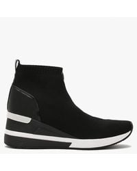 michael kors black tennis shoes