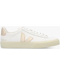 Veja - Campo Chromefree Leather Extra Platine Trainers - Lyst