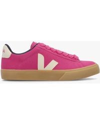 Veja - Campo Suede Pierre Natural Trainers - Lyst
