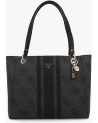 Guess - Noelle Ii Coal Logo Tote Bag - Lyst