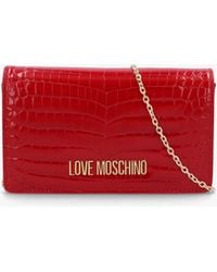 Love Moschino - Classic Croc Rosso Cross-body Bag - Lyst