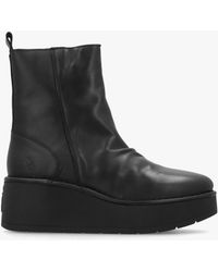 Fly London - Heij Flatform Wedge Ankle Boots - Lyst