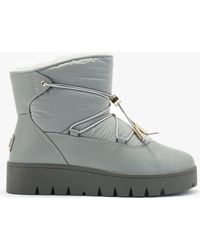 Australia Luxe - Adeline Leather & Nylon Platform Snow Boots - Lyst