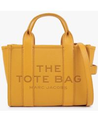 Marc Jacobs The Director Leather Tote Bag in Yellow | Lyst Australia
