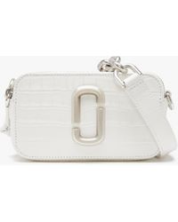 Marc Jacobs - The Snapshot Croc Chain Cotton Leather Camera Bag - Lyst