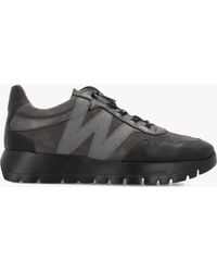 Wonders - Odisei 110 Metallic Leather & Suede Trainers - Lyst