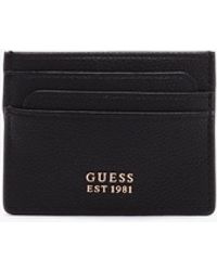 Guess - Meridian Black Card Case - Lyst