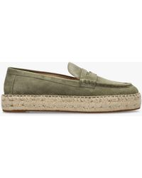 Ralph Lauren - Luize Suede Espadrille Loafers - Lyst
