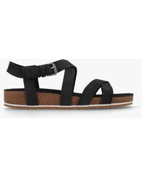 Timberland - Malibu Waves Nubuck Leather Backstrap Sandals - Lyst
