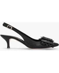Daniel - Galina Raffia Bow Heeled Sling Backs - Lyst