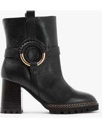 See By Chloé - Sbc Hana Heeled Ankle Boots - Lyst