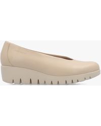 Wonders - Flyer Low Wedge Court Shoes - Lyst