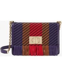Furla - Mini 1927 20 Woven Multi Leather Cross-Body Bag - Lyst