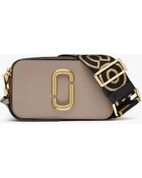 Marc Jacobs - The Snapshot Cement Multi Leather Camera Bag - Lyst