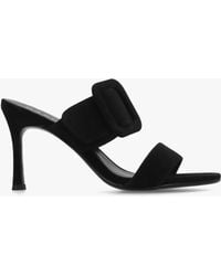 Daniel - Eilish Buckle Heeled Mules - Lyst